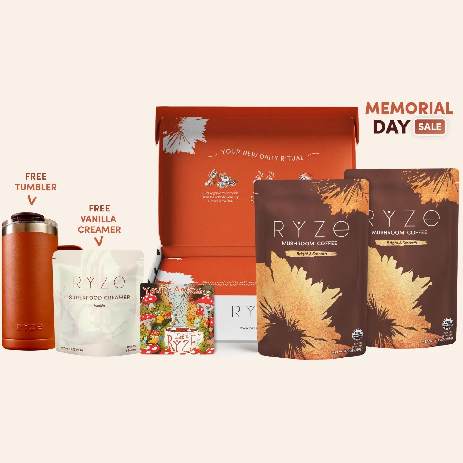 Mushroom Coffee Starter Kit 60 Serving